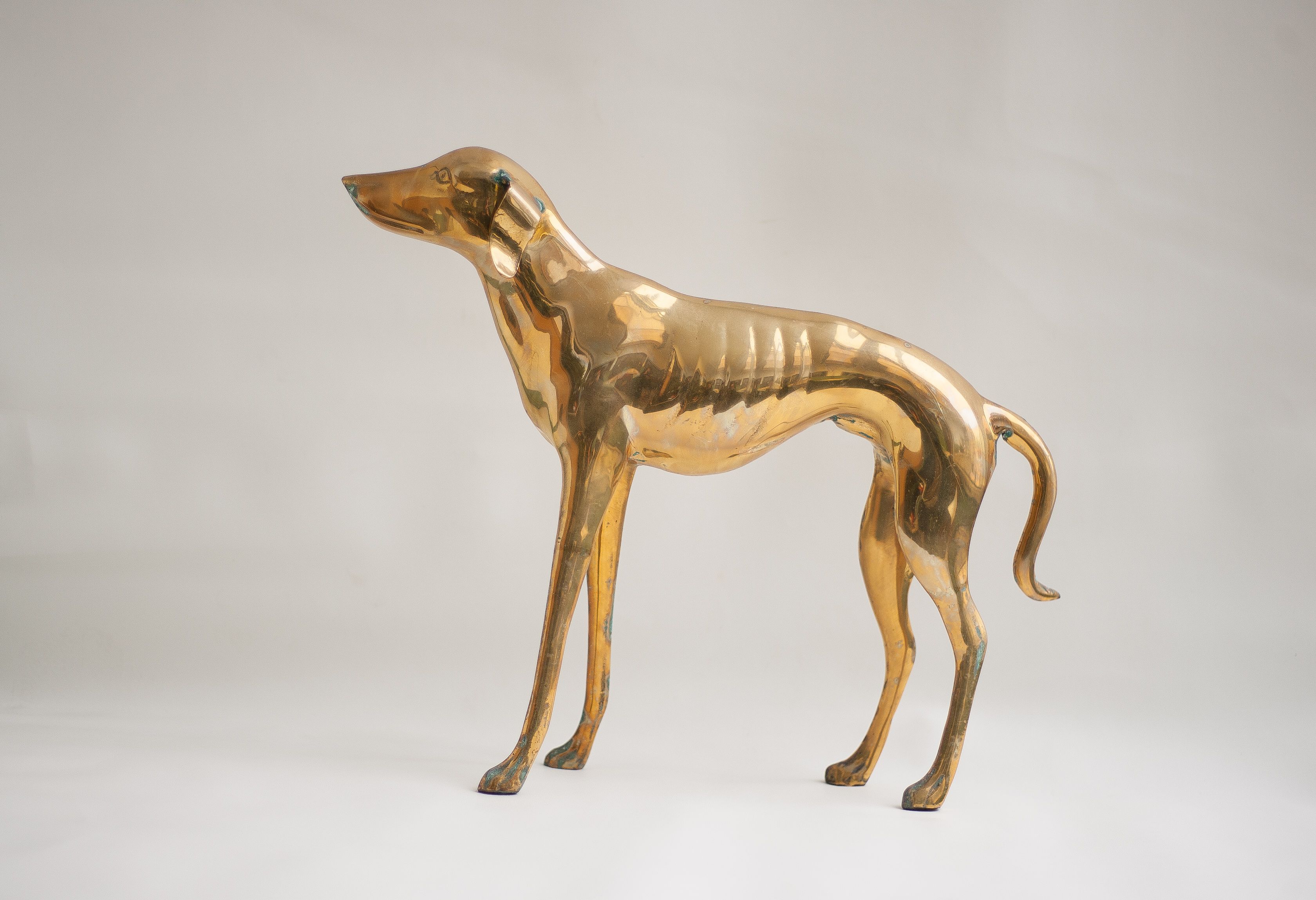 Brass dog