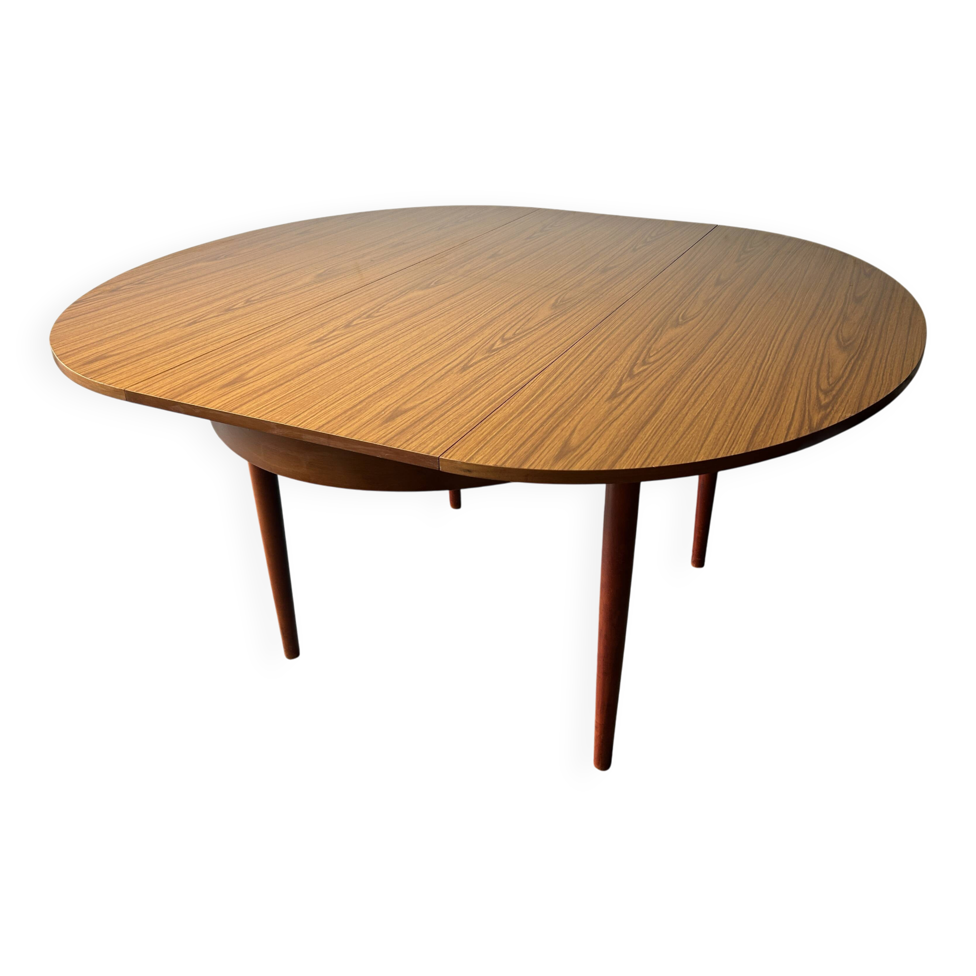 Schreiber Mid Schreiber Extending Dining Table Retro Teak grain Formica