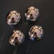 4 chrome brass furniture knobs
