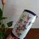 Cloisonné enamel pencil pot on copper