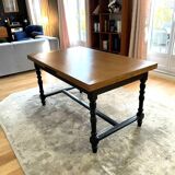 Restored farmhouse table 87x145, 2 extensions 87x260