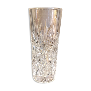 Vase tube en cristal - taille
