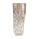 Bohemian crystal tube vase