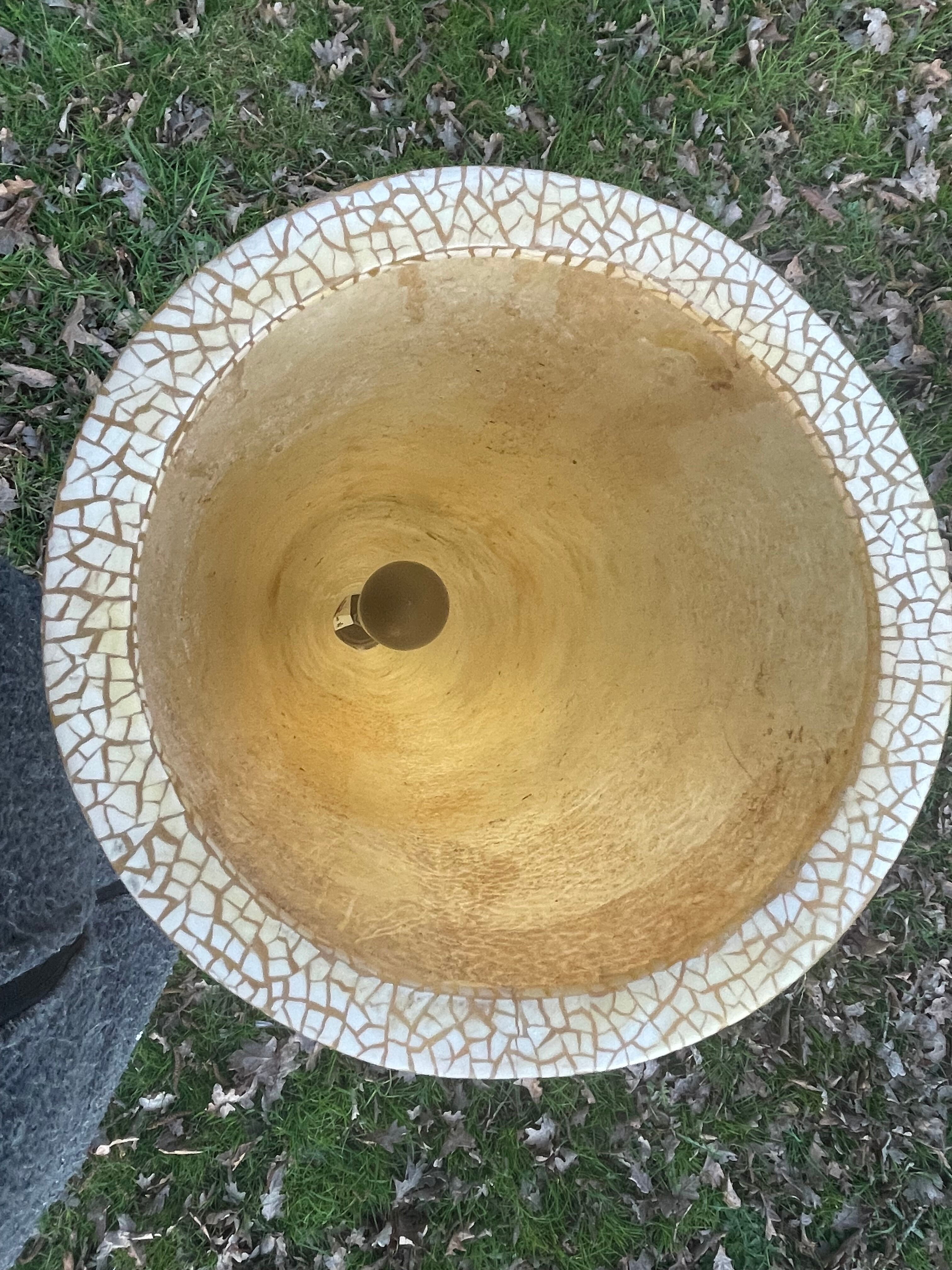 Atmosphere lamp, Italian design exhibition model, fiberglass circa 1970 - 121 cm