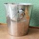 Champagne bucket in silver metal, André Leroy