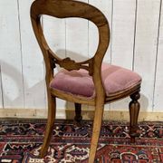 Suite de 8 chaises anglaises en acajou de style Victorien
