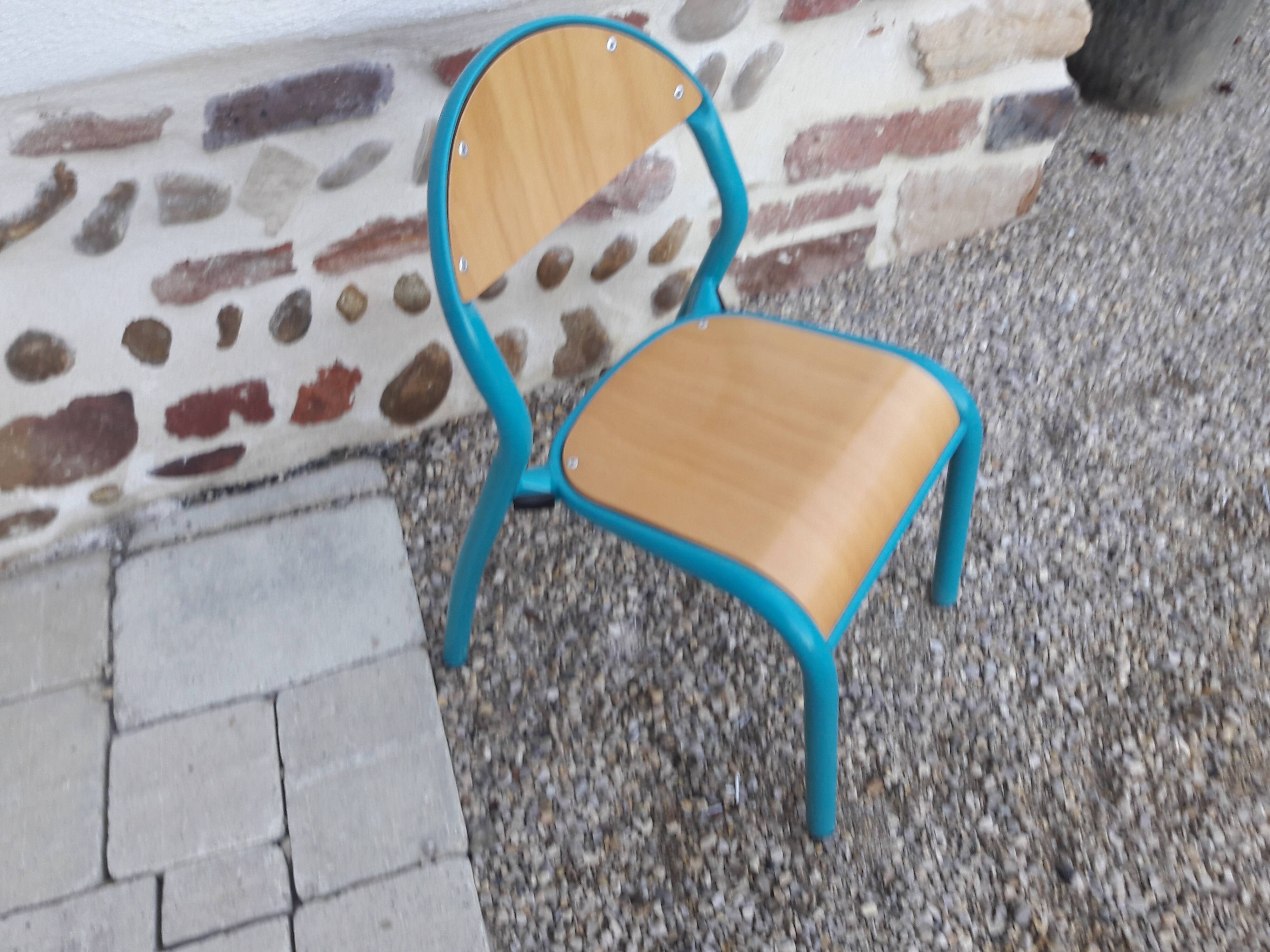 Blue nursery child chair