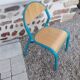 Blue nursery child chair