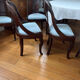 8 solid mahogany chairs