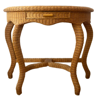 rattan console