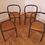 Ensemble table et chaises Mullca enfants par Jacques Hitier