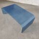 Vintage Italian blue glass coffee table