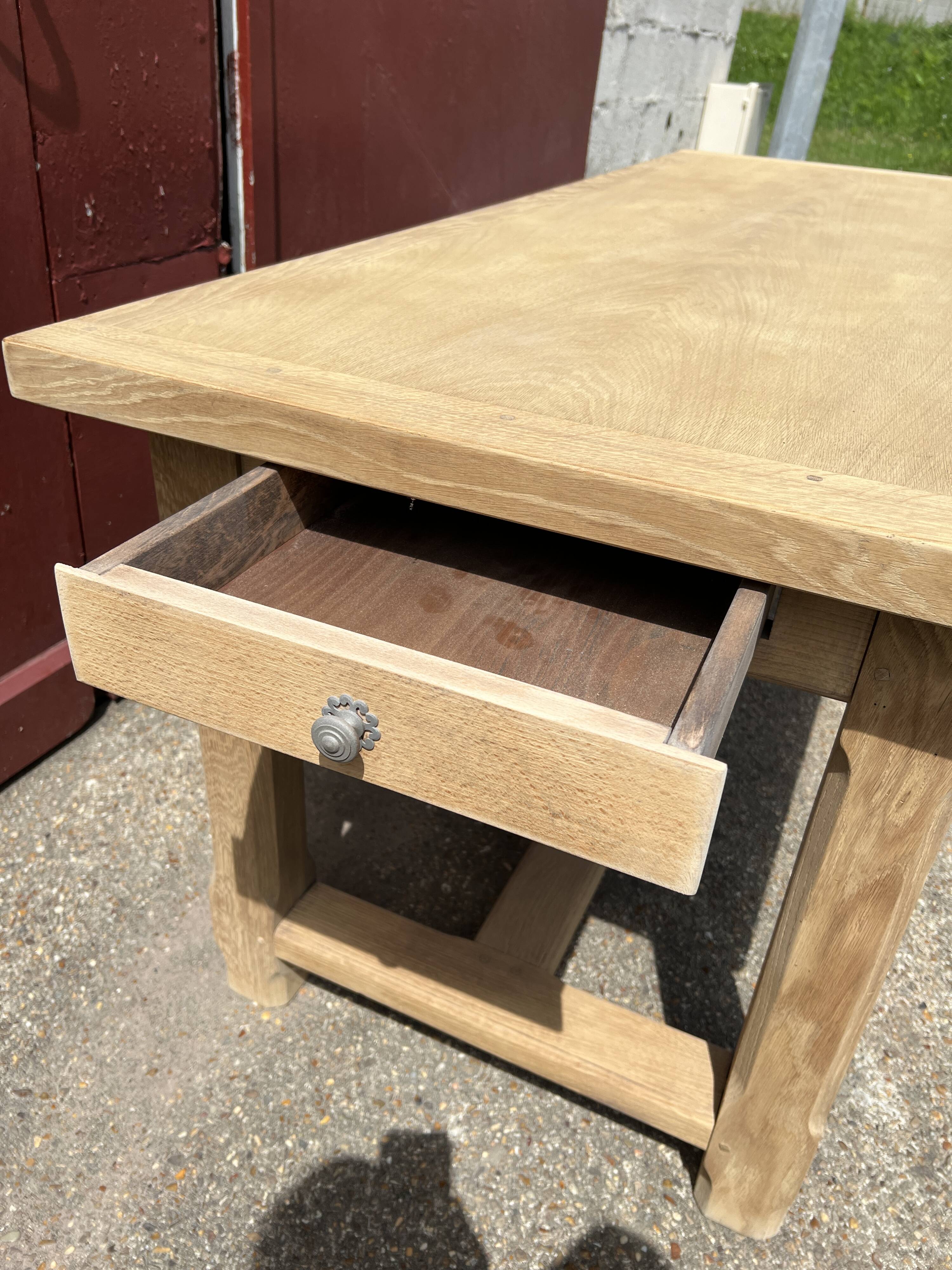Airbrushed farm table