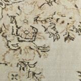 All-Over Floral Pattern Beige Brown Turkish Rug, 166x285Cm