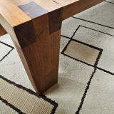 Vintage solid wood mortise and tenon coffee table