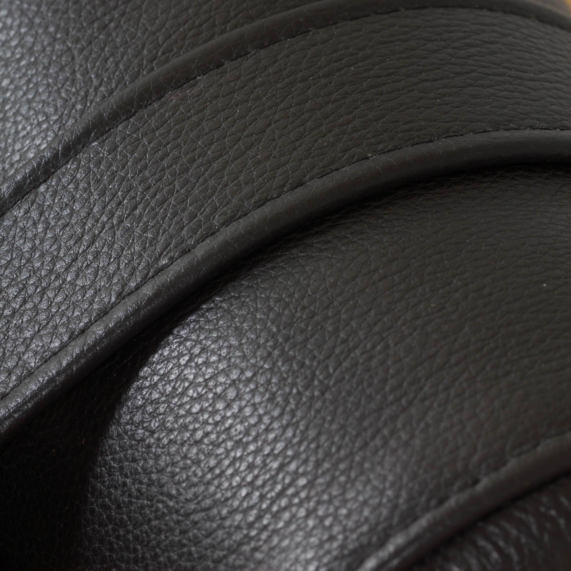 Hans Wegner GE 265 armchair  for Getama in Oak & Black Leather, Denmark