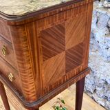 Bedside table Louis XVI marquetry