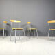Vintage postmodern Italian dining chairs, 1990s