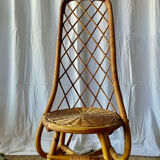 Vintage rattan chair 1960