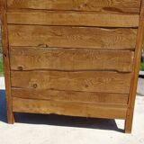 Louis Philippe wardrobe in solid elm