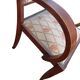 Pair of bridge armchairs in wood and fabric, 1940