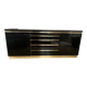 black lacquered sideboard by Jean Claude Mahey 1970