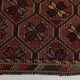 Burgundy Red Star Pattern Vintage Kilim Rug, 194x314Cm