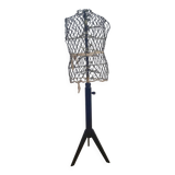 Mannequin de couture en fer années 60 sur pied réglable