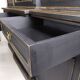 Louis XVI style black bookcase