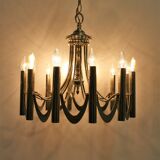 Chrome classic chandelier, 1960