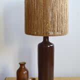 Rope and sandstone lamp