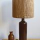Lampe corde et grès