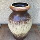 Former germany ceramics vase brown - beige 70s vintage