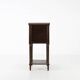 French 19th century Empire nightstand in wood with marble top