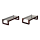 Set of two Brazilian MP91 coffee tables by Percival Lafer