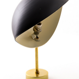 Black shell wall lamp