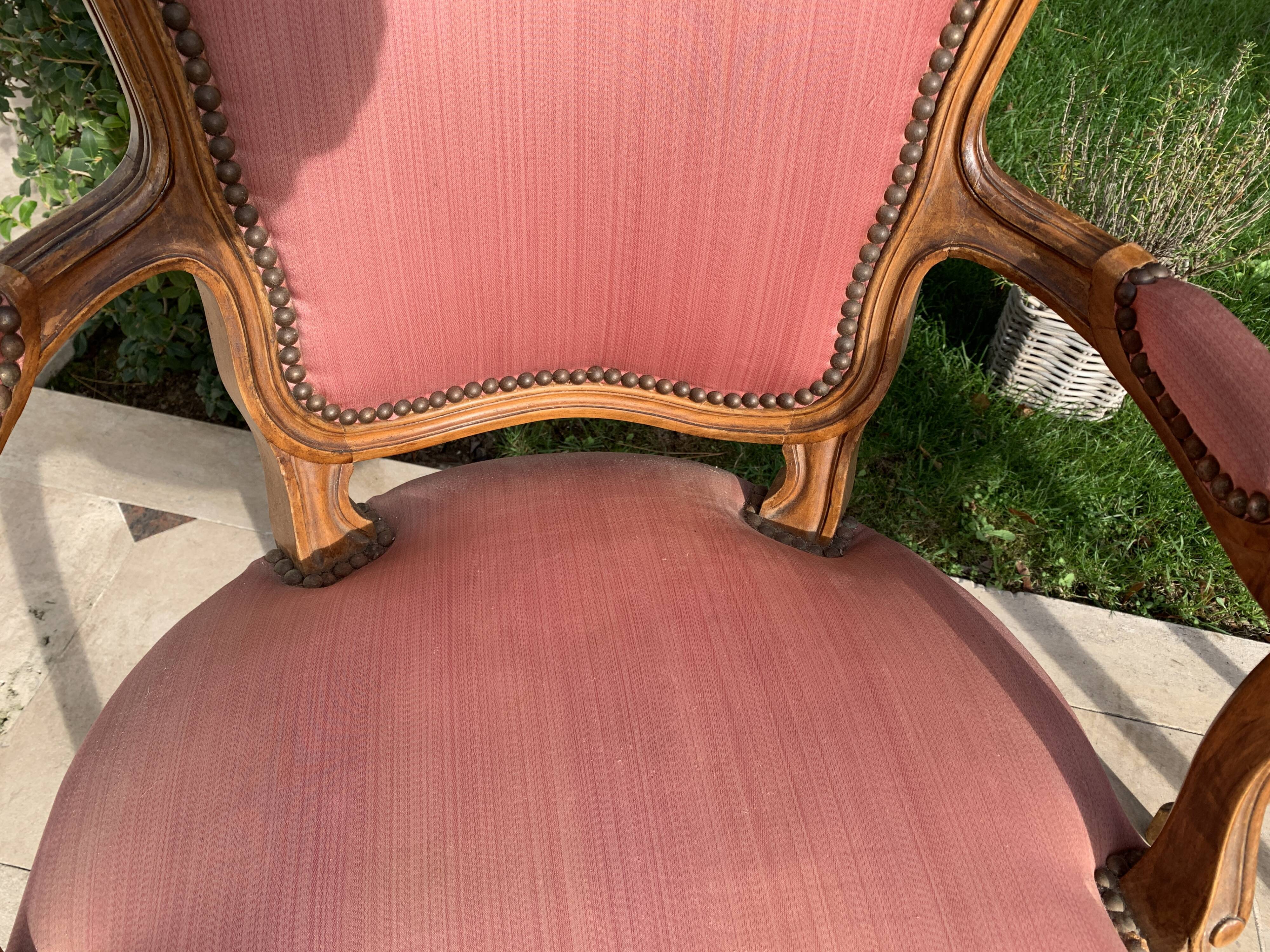 2 bergères Louis XV