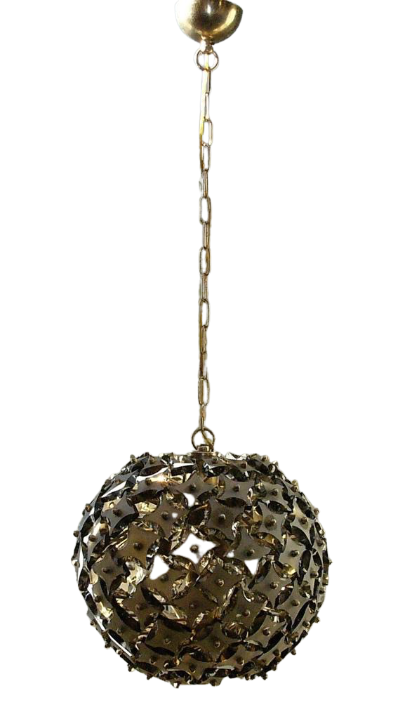 Murano smoked glass suspension