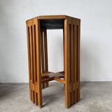 1930s star-inlaid side table