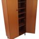 Vintage office bookcase shelf cabinet