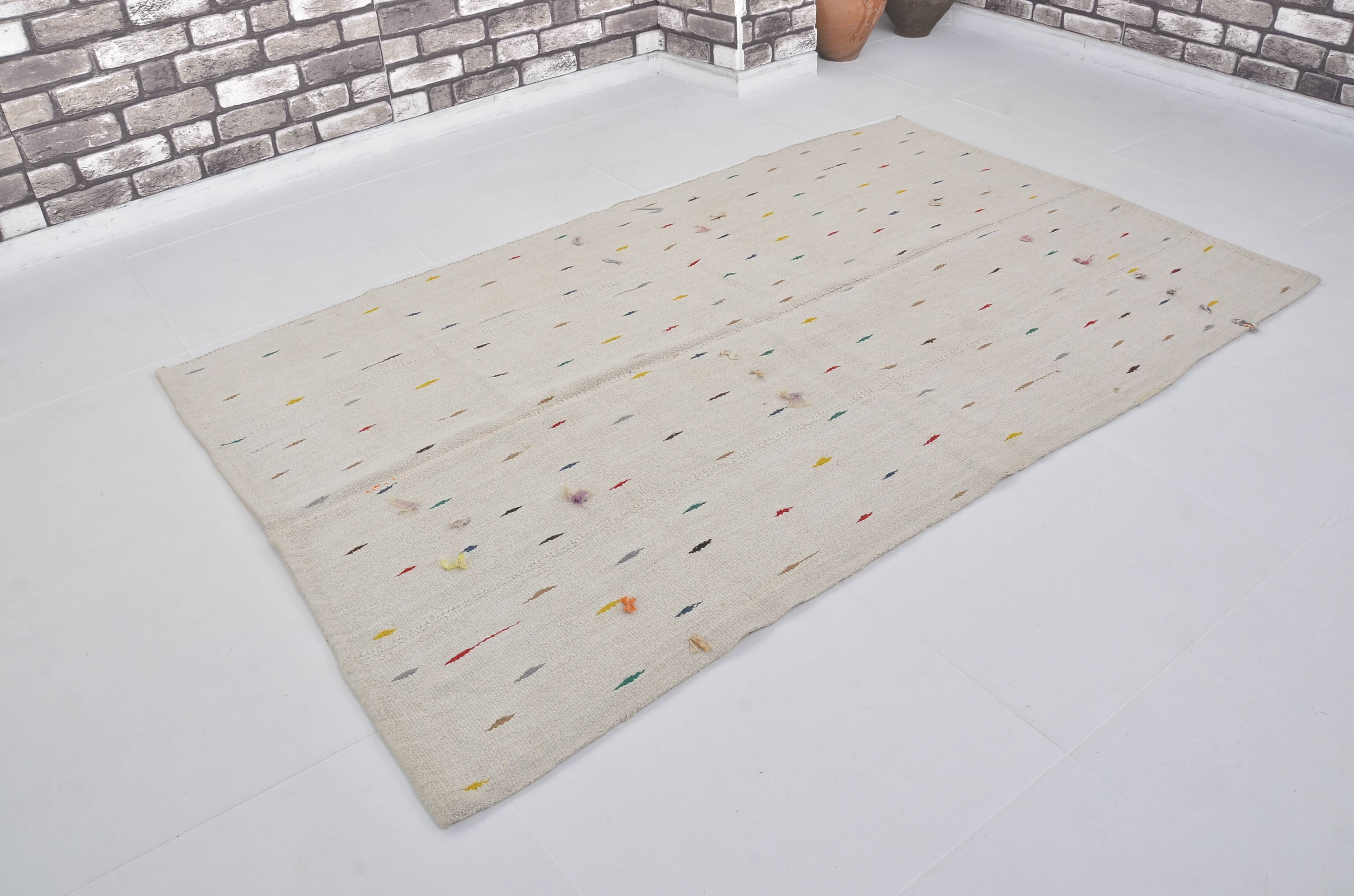 Vintage decorative hemp rug for the home, ref. 3672