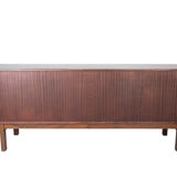 Sideboard in rosewood with sliding doors designed by Omann Junior from the 1960s.