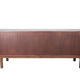 Buffet en palissandre avec portes coulissantes conçues par Omann Junior des années 1960.