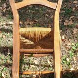 Straw chairs louis Philippe