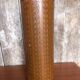 Porte parapluie carton bouilli + cerclage laiton + bac intérieur vintage