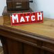 Enamelled plate "Paris Match"