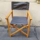 Fauteuil pliant style nautique, metteur en scène 