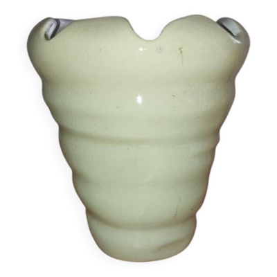 Grand vase vintage années 70 – Salins France – céramique brillante