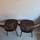 Pair of vintage 60's Ercol chairs