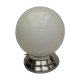 Ceiling lamp or wall sconce, in white opaline